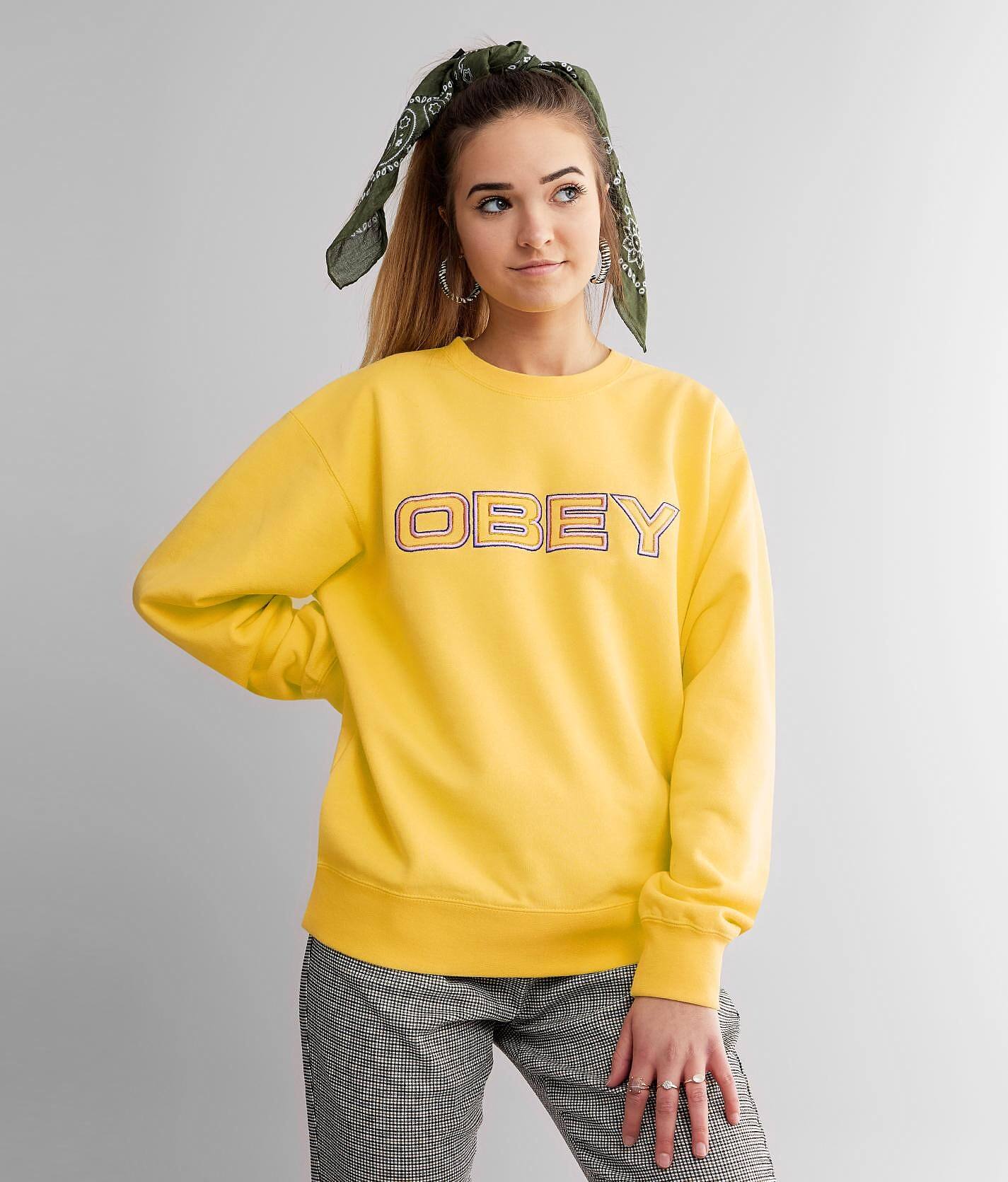 obey crew neck womens