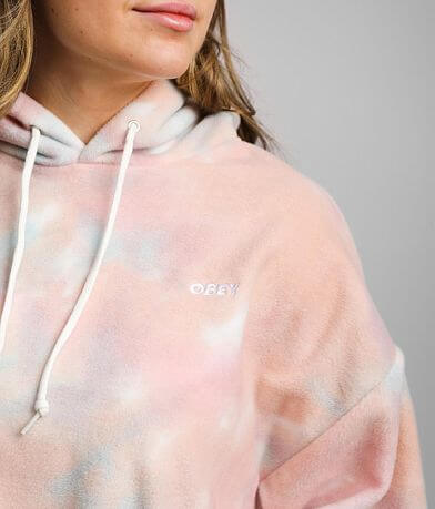 OBEY Russett Fleece Cropped Hoodie misc detail 1 view