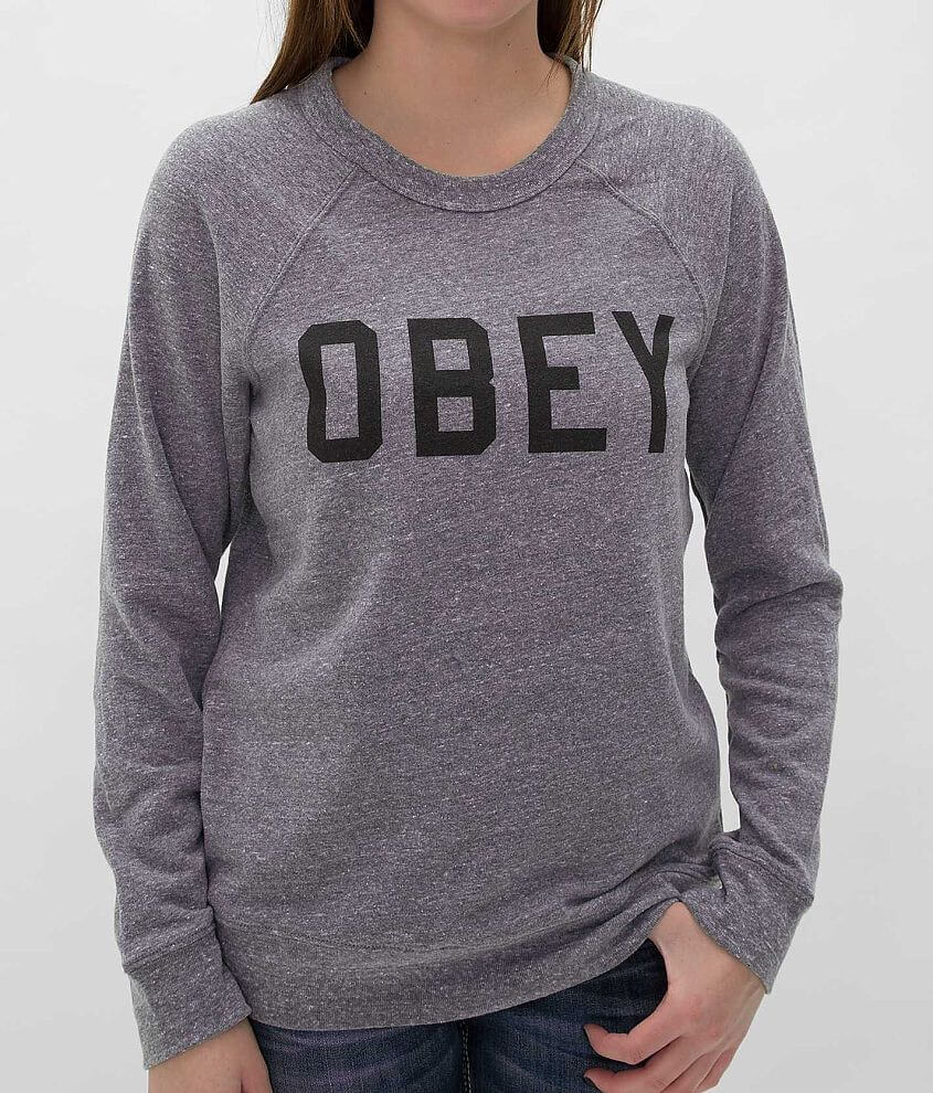 OBEY Colllegiate Sweatshirt front view