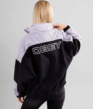 OBEY Burges Windbreaker Jacket BACK