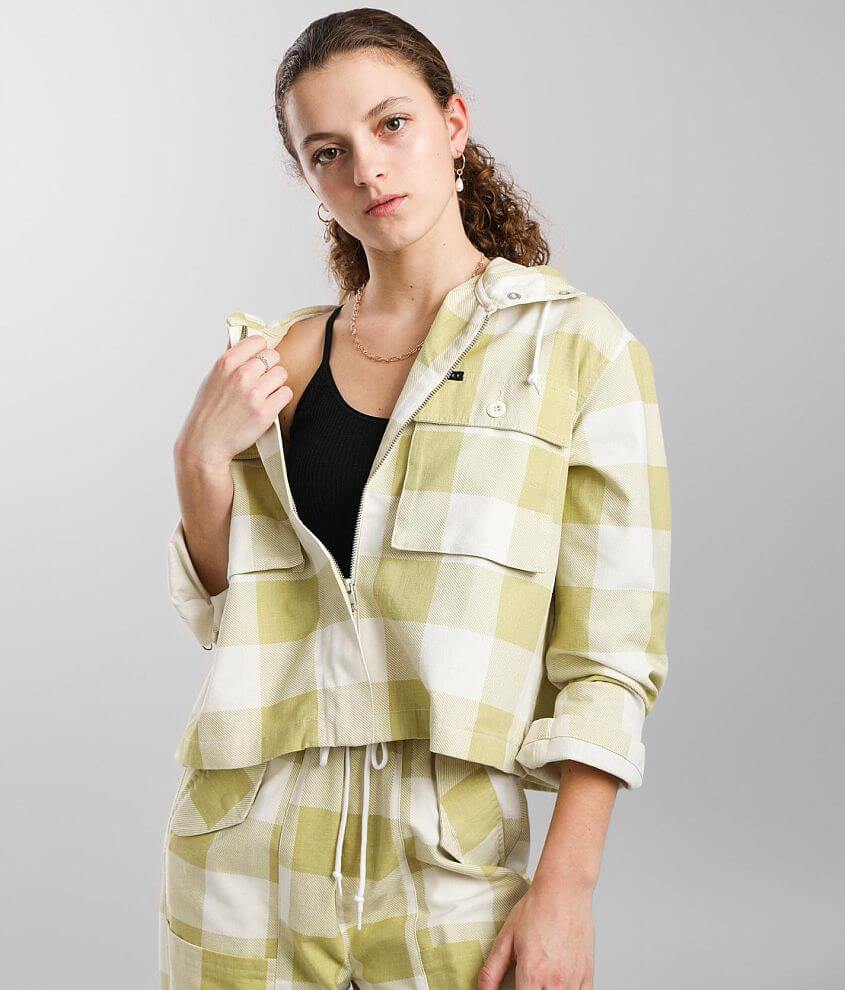 Obey hotsell checkered jacket