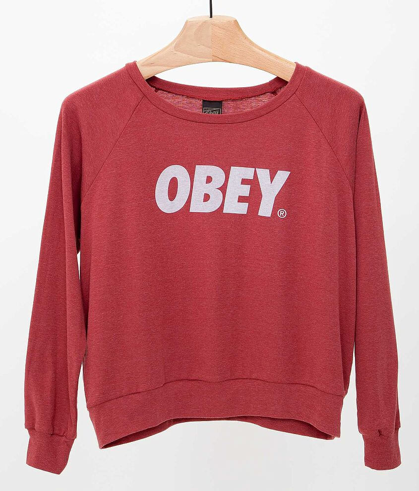 OBEY Font Sweatshirt front view
