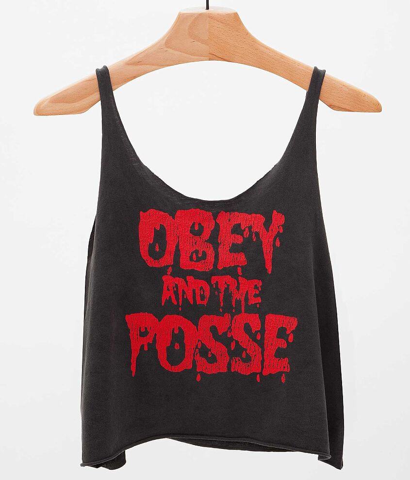 OBEY The Posse Tank Top front view