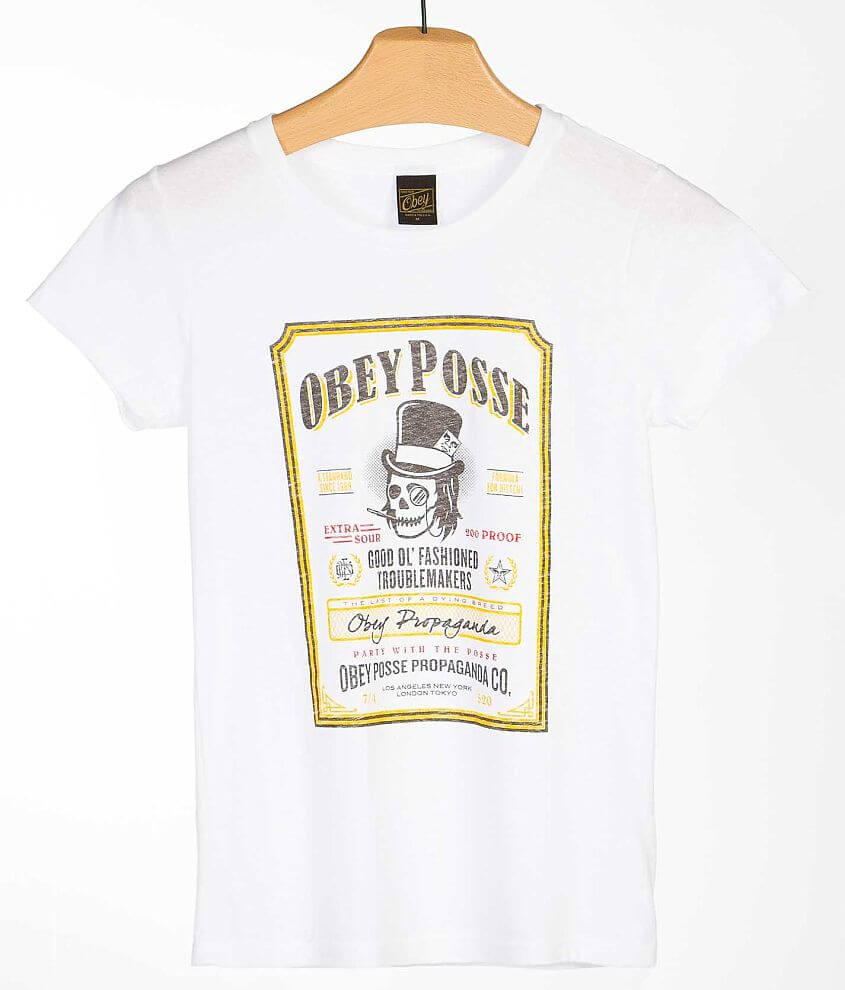 OBEY Troublemakers T-Shirt front view