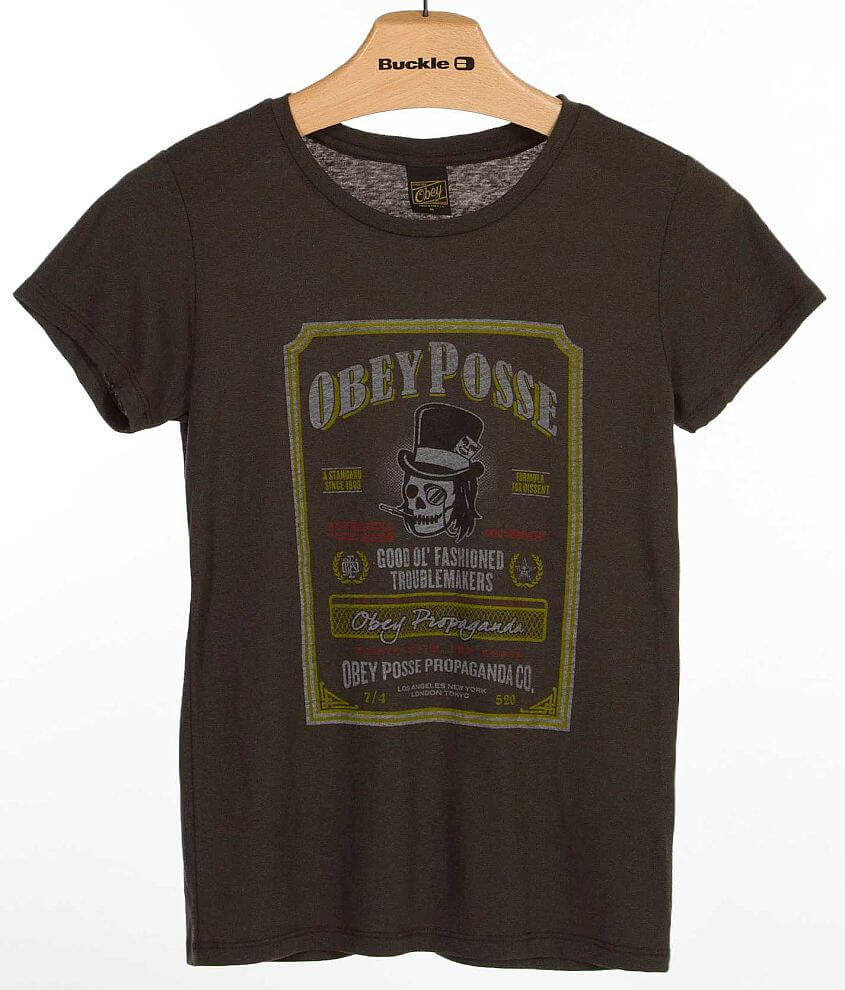 OBEY Troublemakers T-Shirt front view