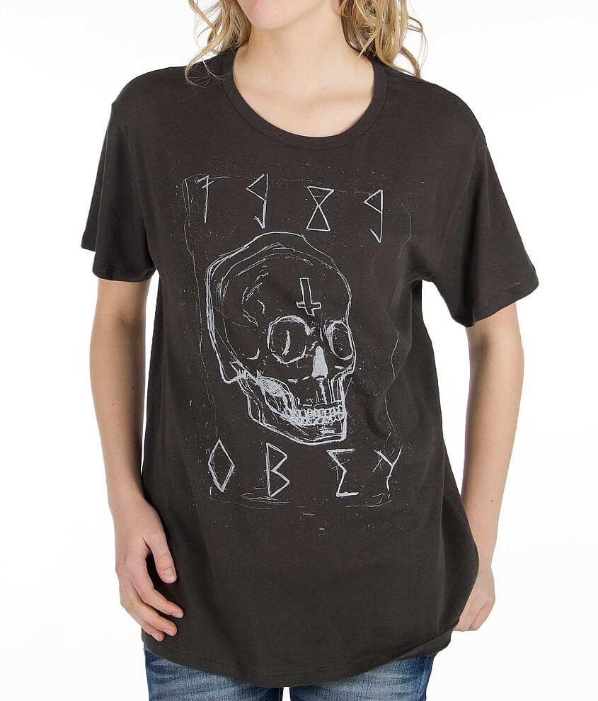 OBEY Deadly Skull T-Shirt front view