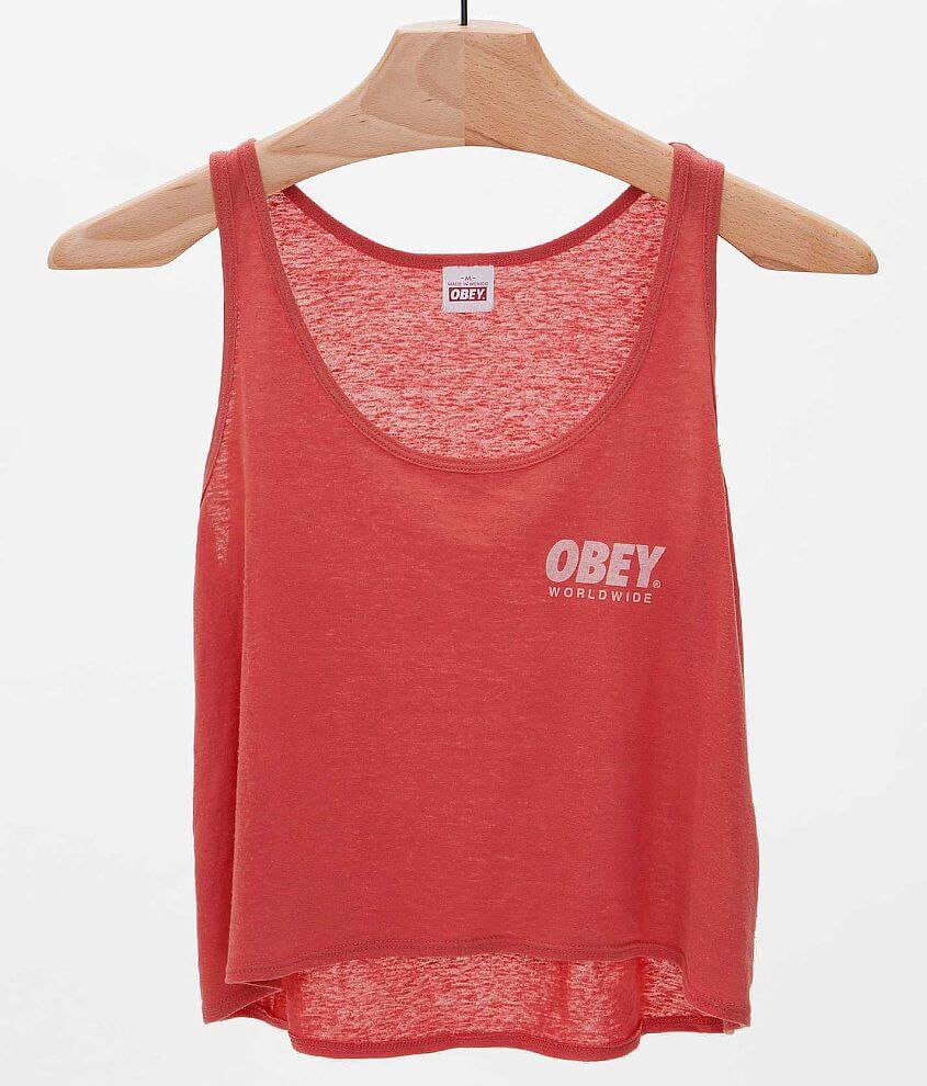 OBEY Worldwide Family 2 Tank Top front view