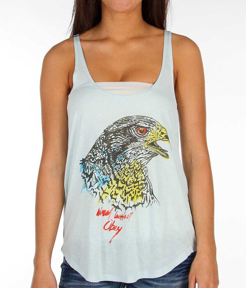 OBEY Animal Instinct Tank Top front view