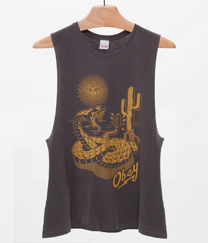 OBEY Desert Snake T-Shirt front view