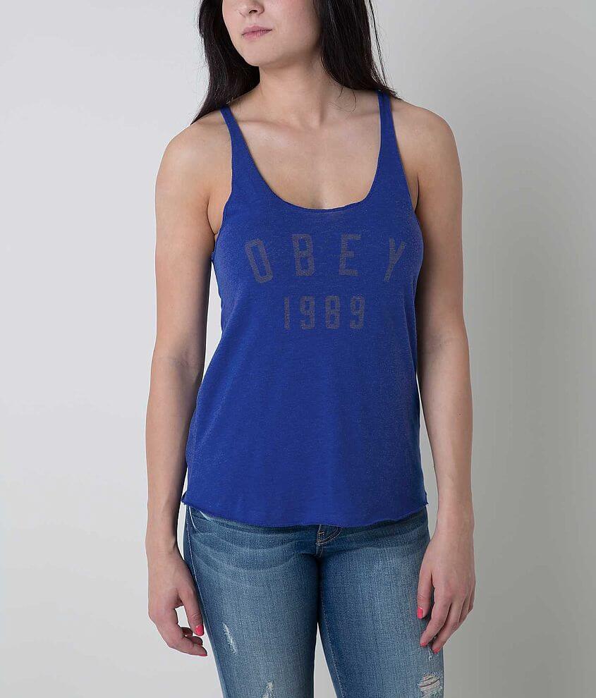 OBEY Phys Ed Tank Top front view