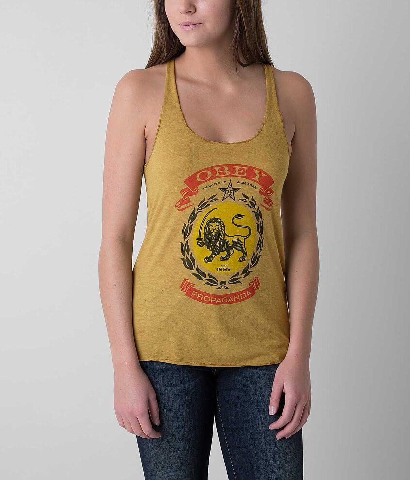OBEY Legalize It Tank Top front view