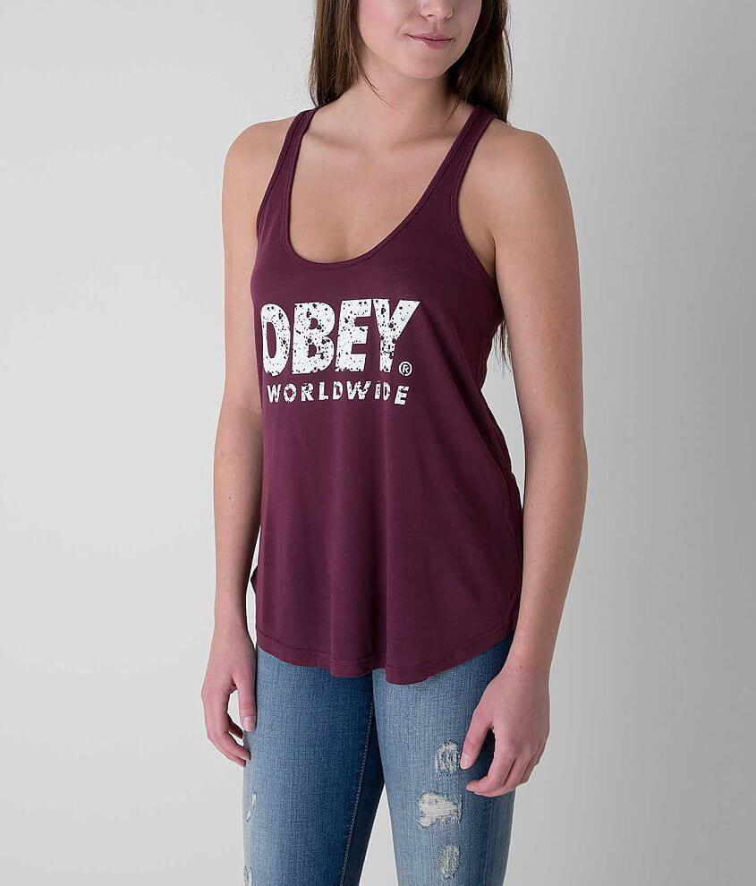 OBEY Painted Futura Tank Top front view
