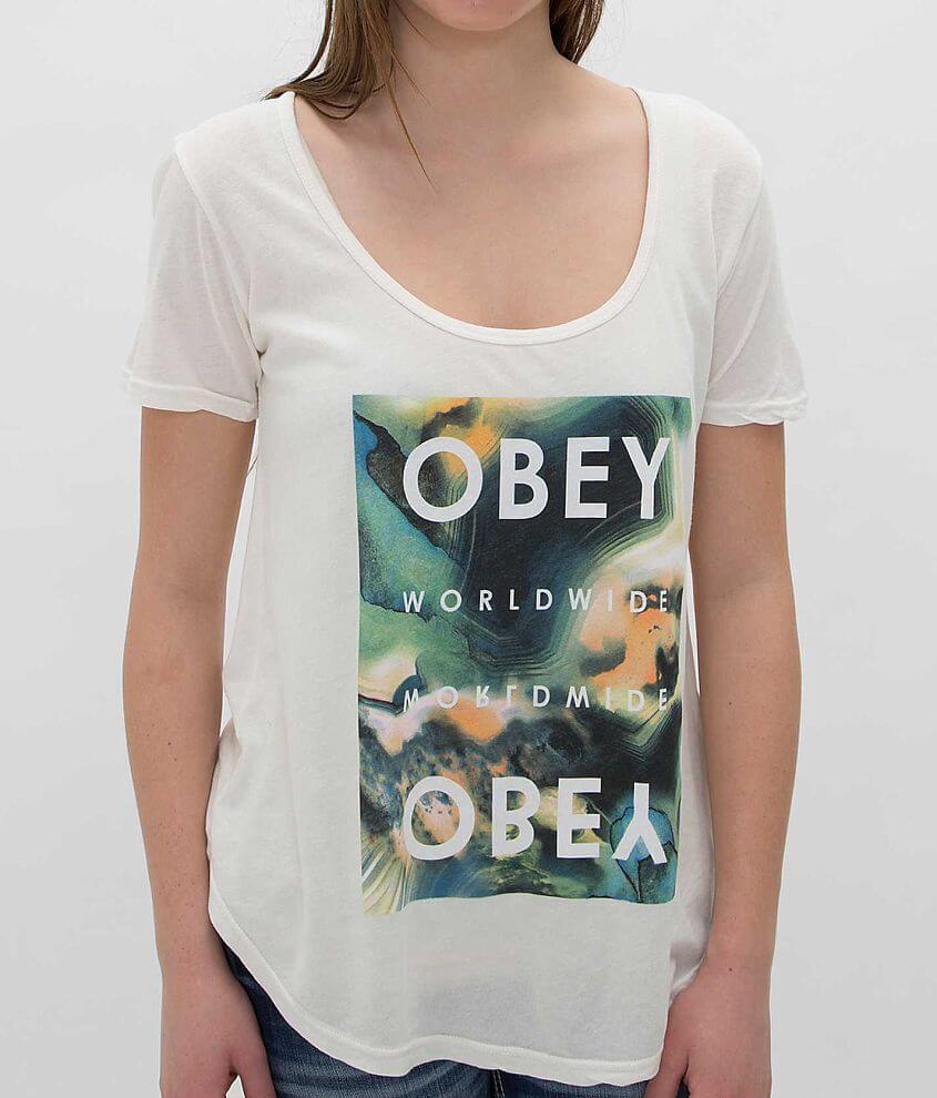 OBEY Agate Stone T-Shirt front view