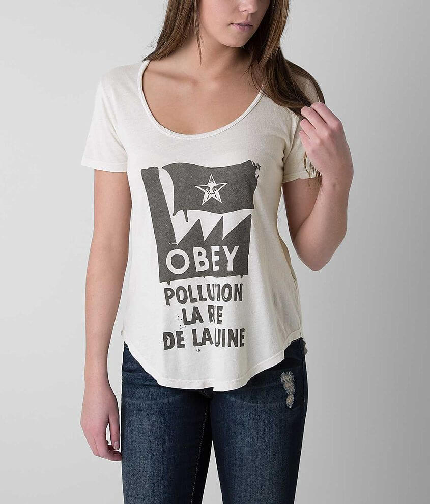 OBEY Pollution T-Shirt front view