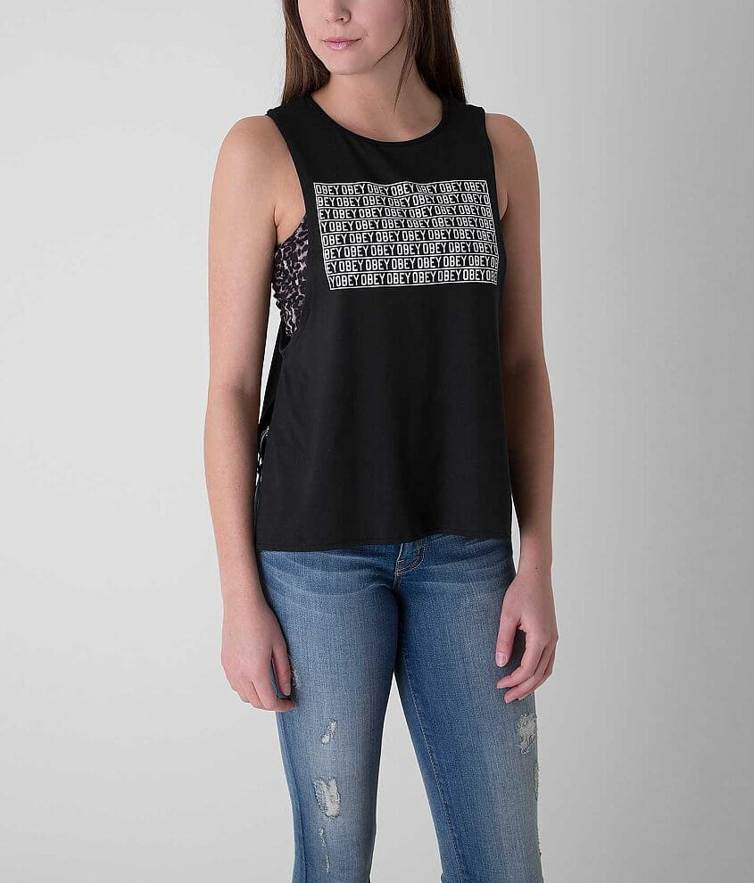OBEY Block Tank Top front view