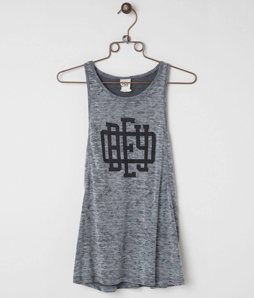 OBEY Locked Up Tank Top front view