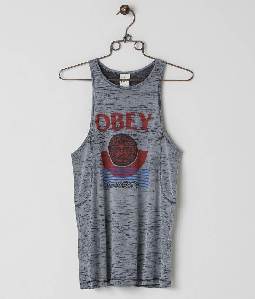 OBEY Infared Tank Top front view