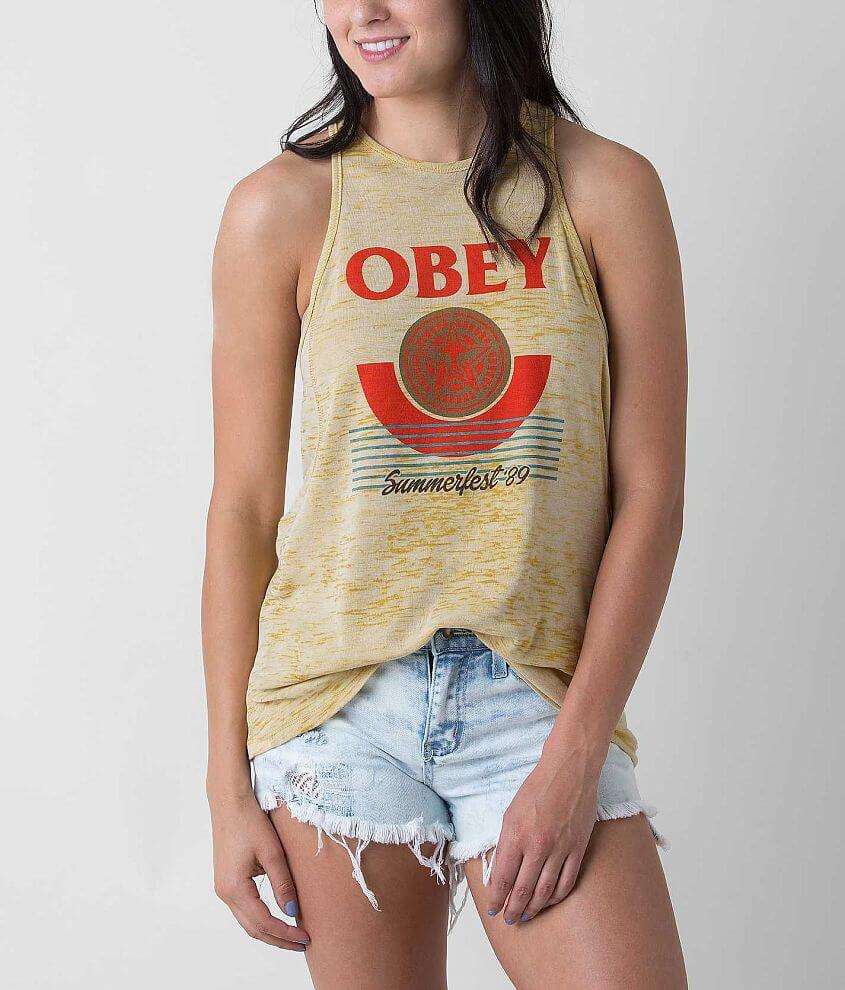 OBEY Infared Tank Top front view