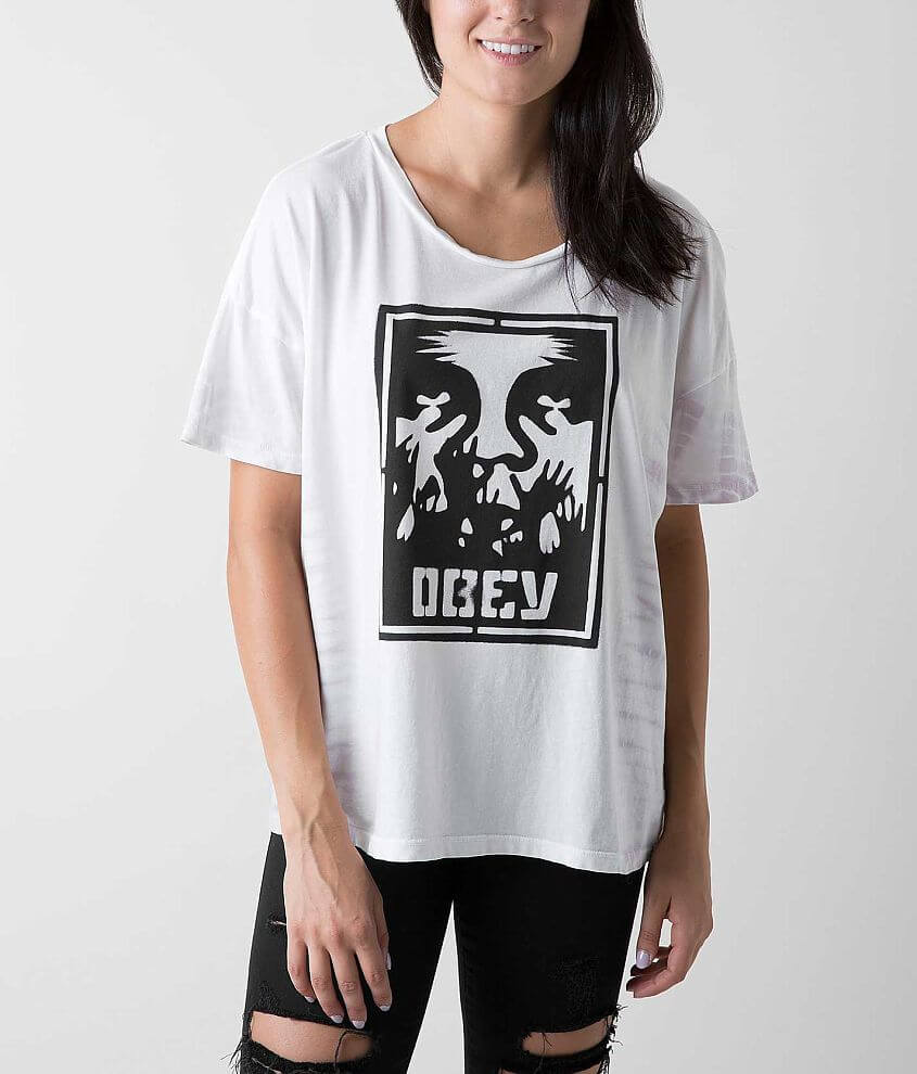 OBEY Hold Up T-Shirt front view