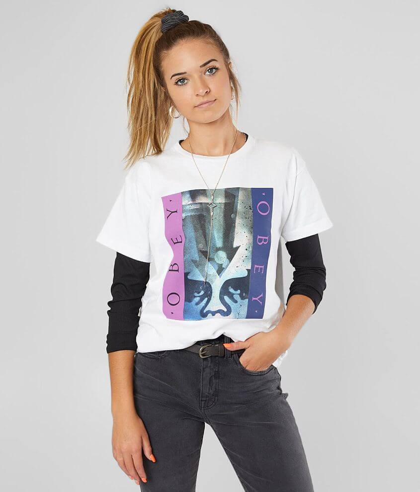 Image of OBEY Arrow Stencil T-Shirt