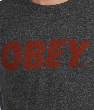 OBEY Font T-Shirt FRONT_DETAIL