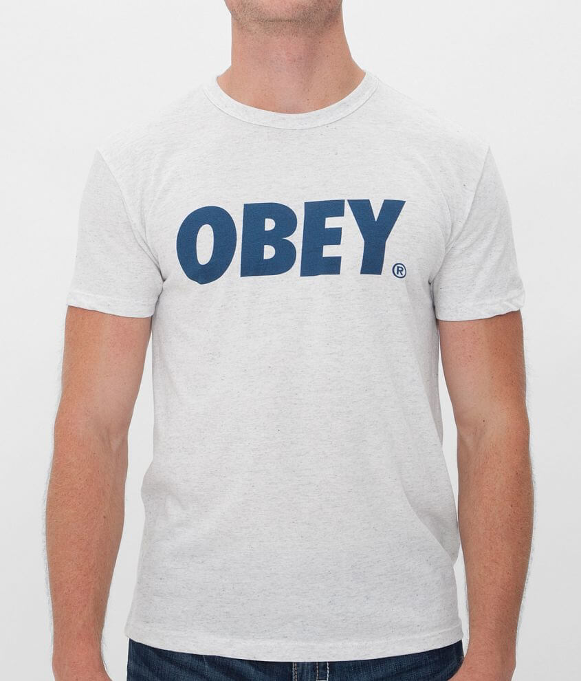 OBEY Font T-Shirt front view
