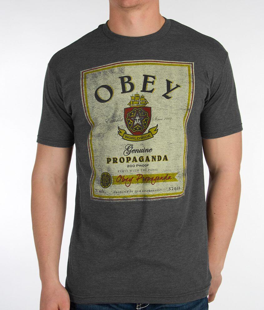 OBEY Whiskey T-Shirt front view