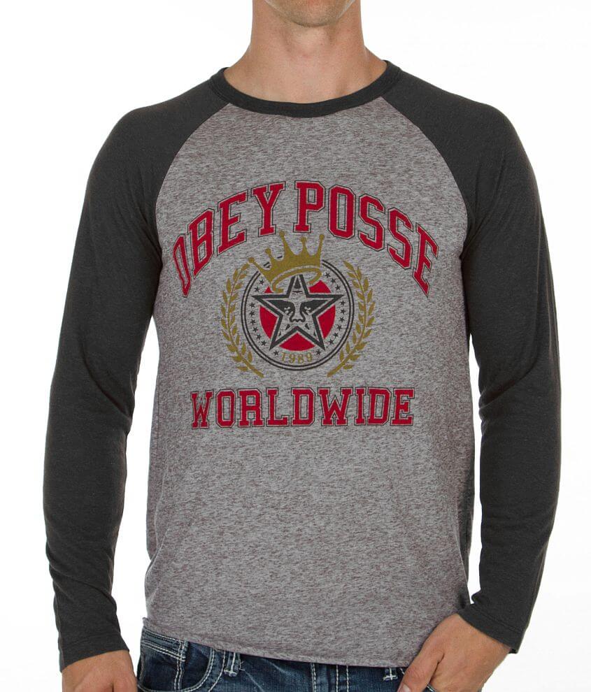 OBEY Posse Worldwide T-Shirt front view