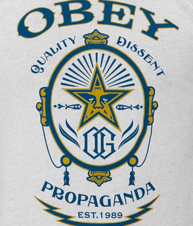 OBEY Chronic T-Shirt front detail view