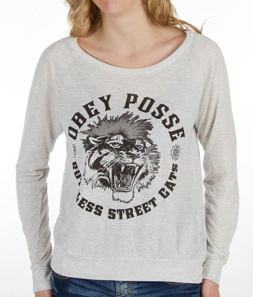 OBEY Street Cats Sweatshirt front view