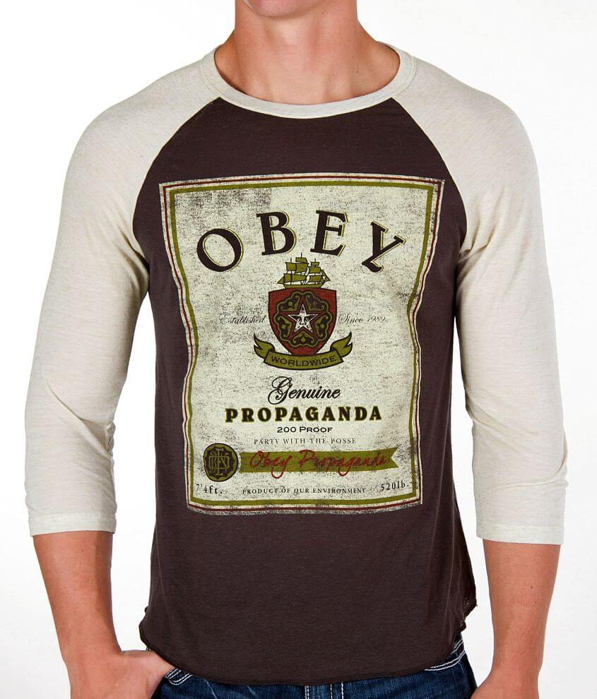 OBEY Whiskey T-Shirt front view