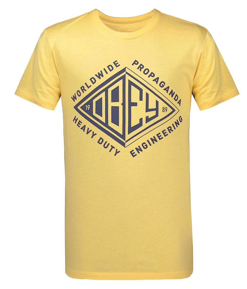 OBEY Diamond Label T-Shirt front view