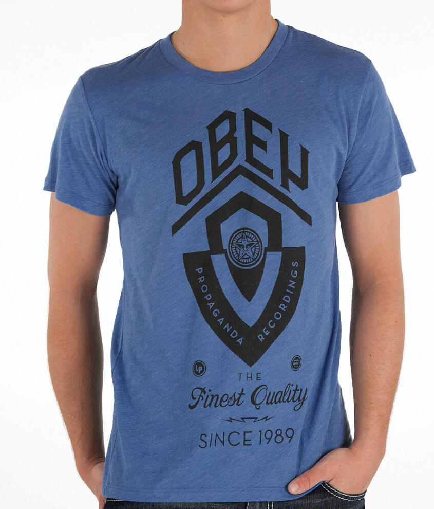 OBEY Guitar Shield T-Shirt front view