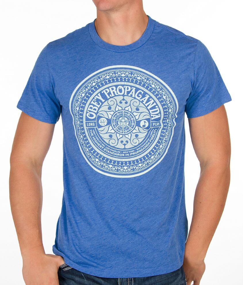 OBEY Psychedelic Records T-Shirt front view