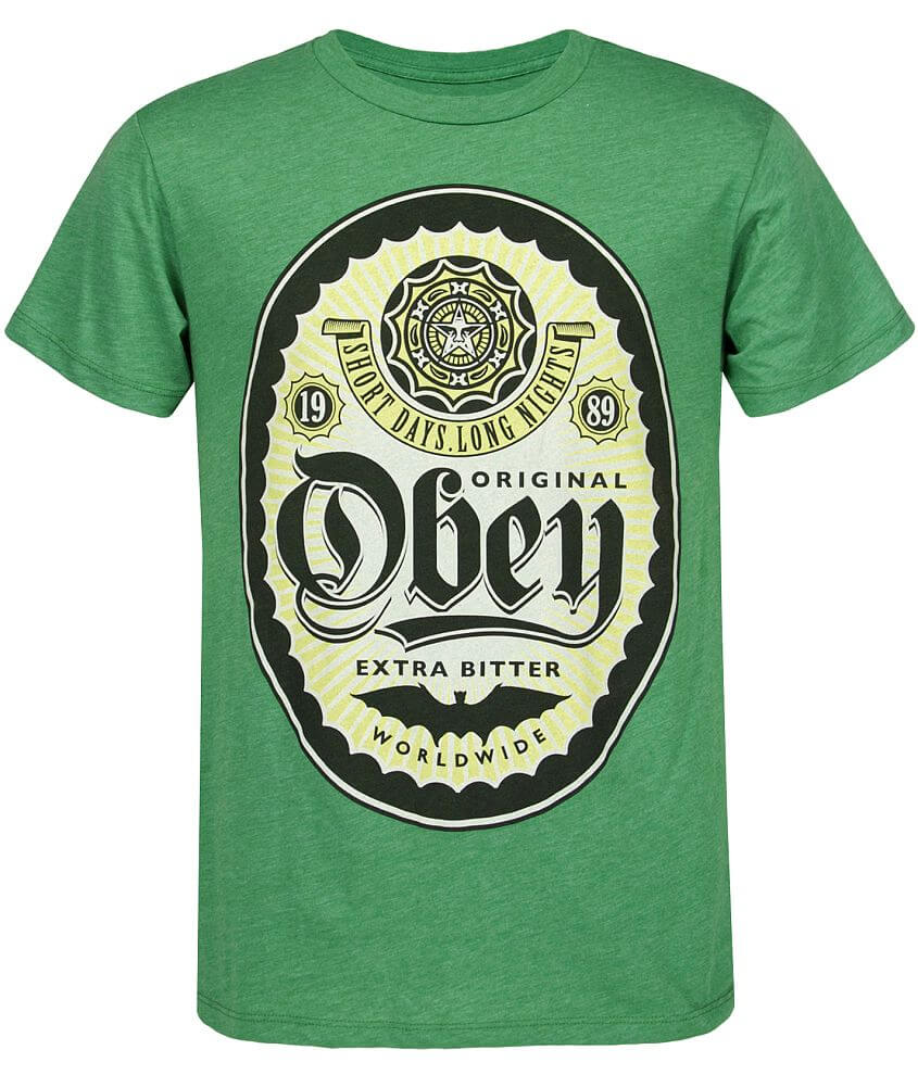 OBEY Short Days Long Nights T-Shirt front view