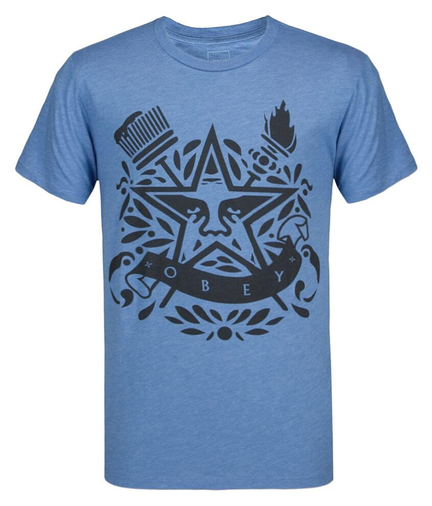 OBEY Star Torch T-Shirt front view