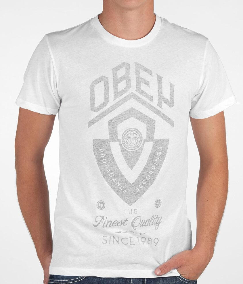 OBEY Guitar Shield T-Shirt front view