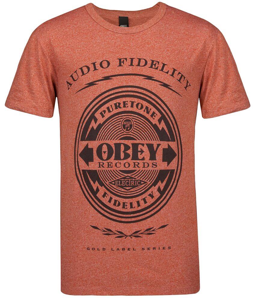 OBEY Audio Fidelity T-Shirt front view