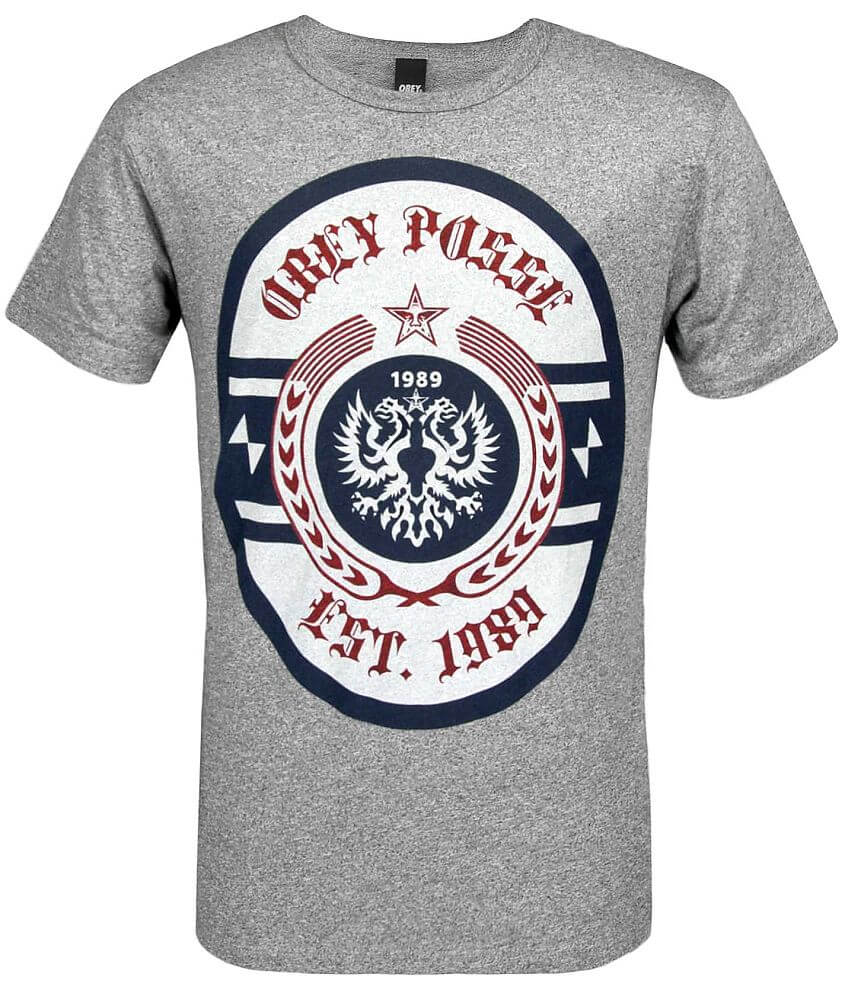 OBEY Griffin Crest T-Shirt front view