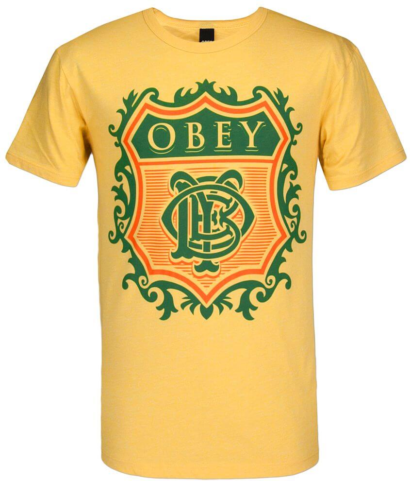 OBEY Low Life Monogram T-Shirt front view