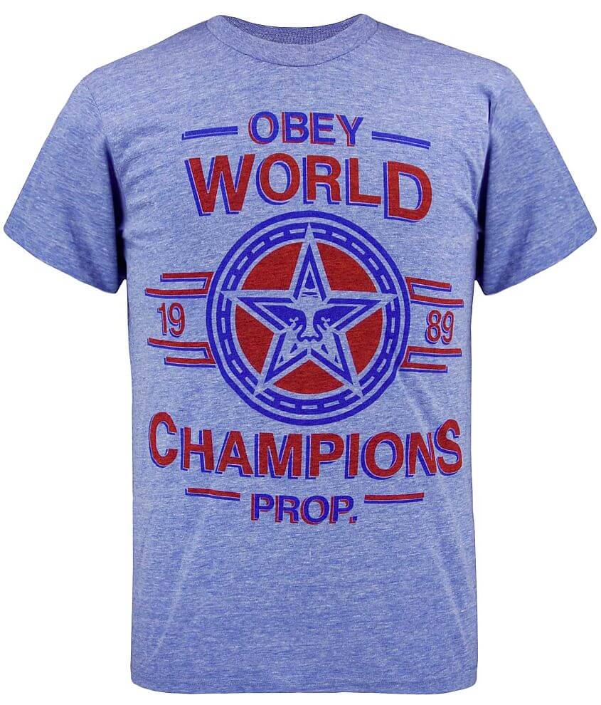 OBEY World Champs T-Shirt front view