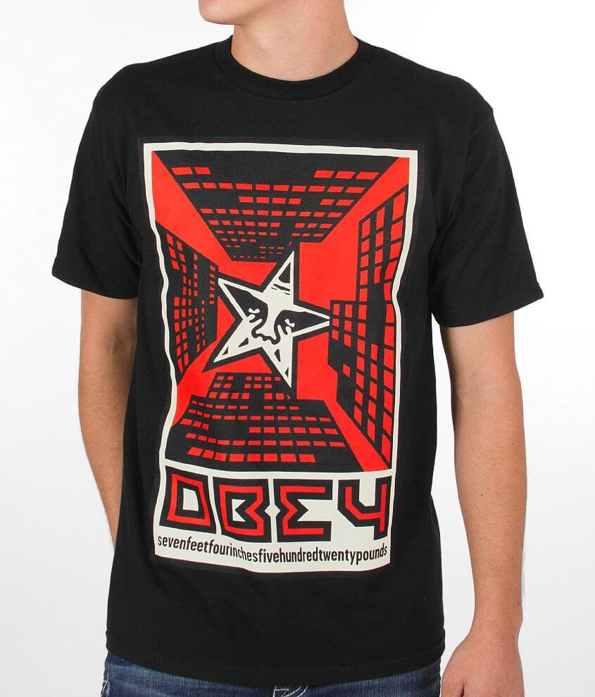 OBEY Fire In The Sky T-Shirt front view