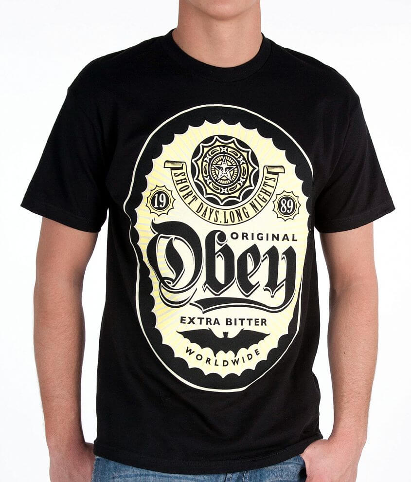 OBEY Short Days Long Nights T-Shirt front view