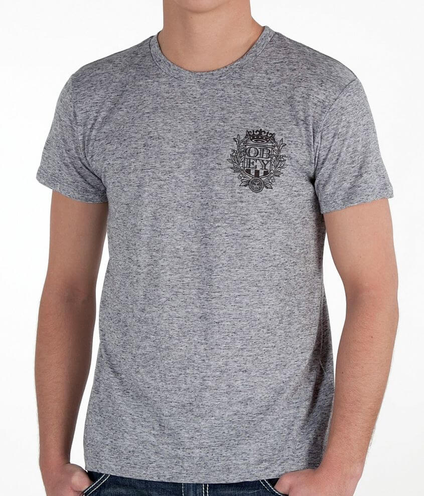 OBEY Berry Crest T-Shirt front view