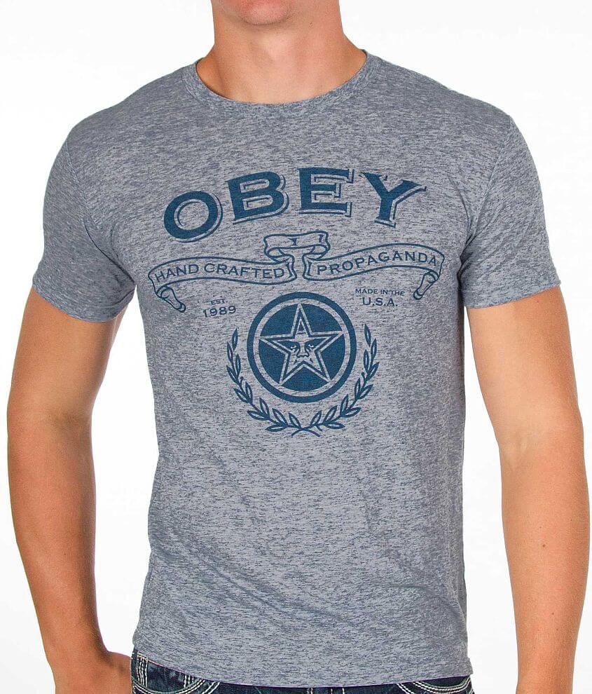 OBEY Hand Crafted T-Shirt front view