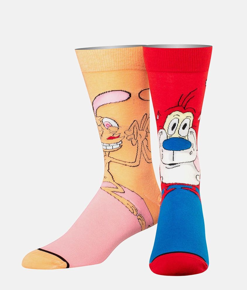 ODD SOX&#174; Ren & Stimpy&#8482; Socks front view