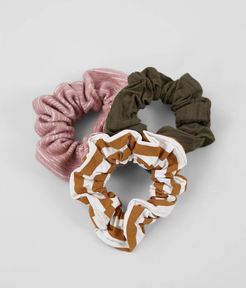 3 Pack Hair Scrunchies front view