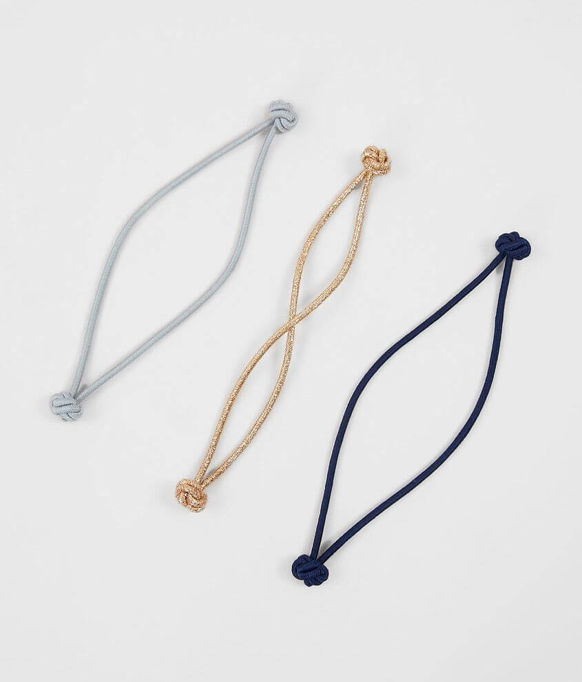 BKE 3 Pack Assorted Hair Ties - Women