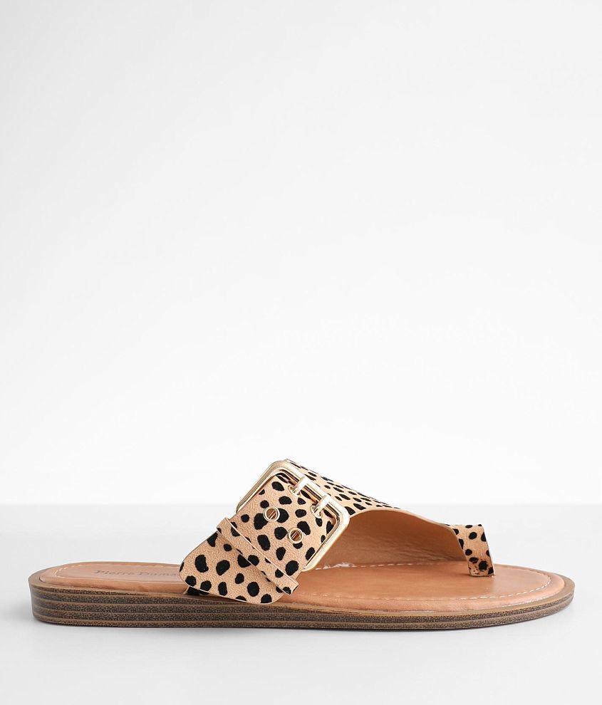 Pierre Dumas Lizzie Animal Print Sandal - Women's Shoes in Cheetah ...