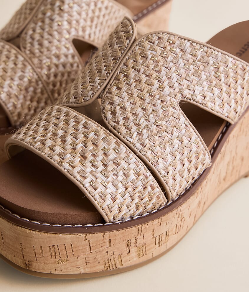 Flynn Raffia Wedge Sandal - thumbnail 5